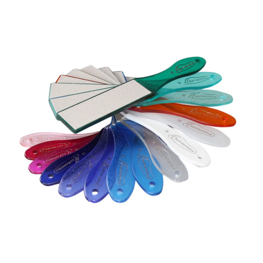 Pedicurepad - Fijne en medium korrel - 16 kleuren beschikbaar - 27 cm