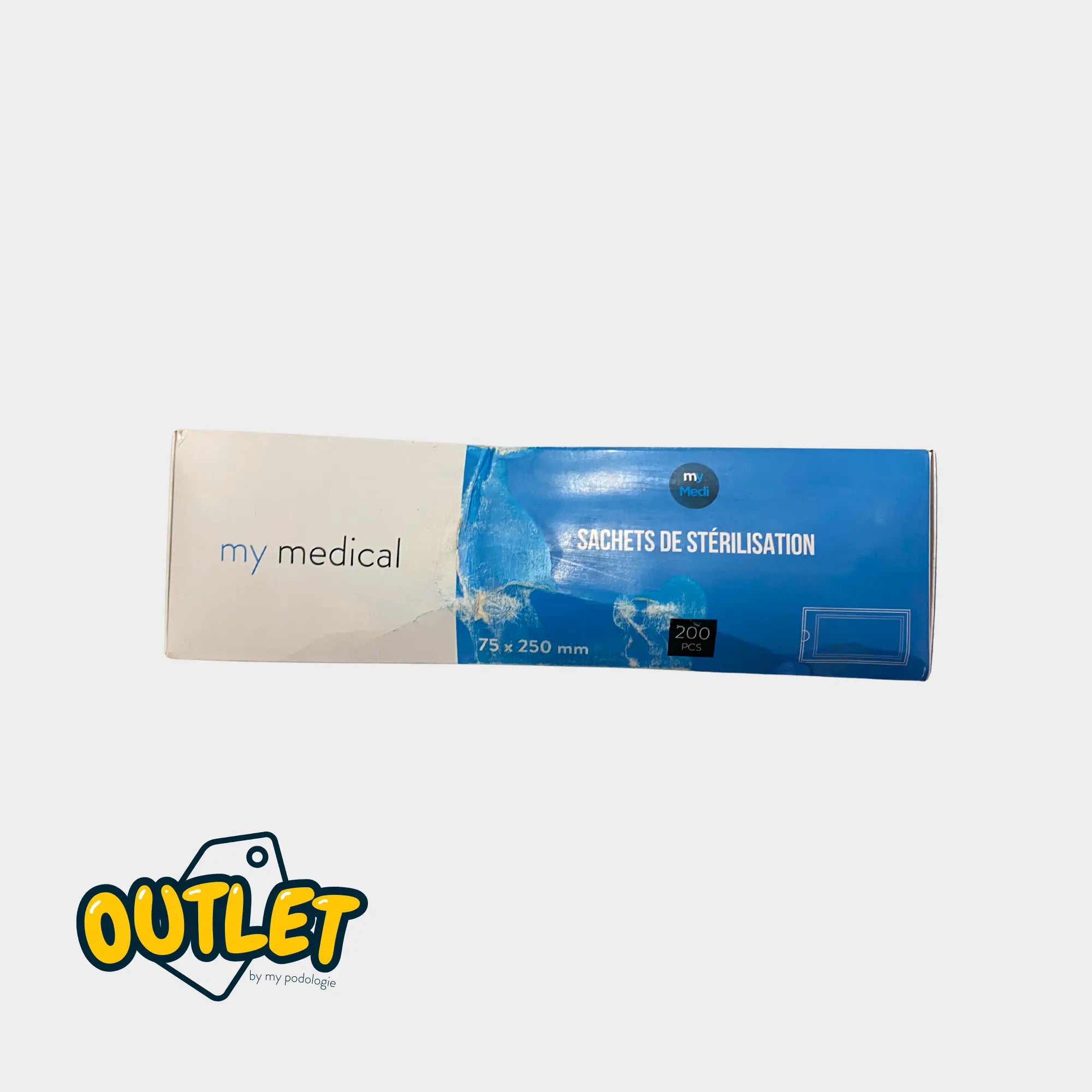 Sachets de stérilisation à fermeture autocollante - MediStock // Destockage My Podologie 