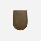 Long latex and sawdust heel cup - Shore 80-85 - 9 mm - 5 pairs - Brown